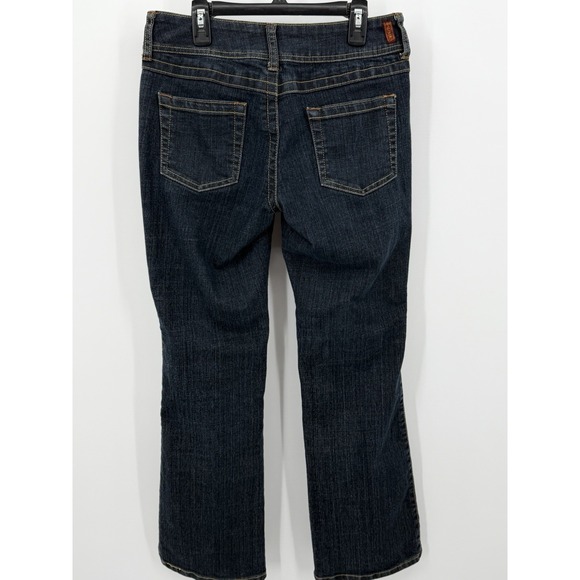 Mix It Women's Dark WashJeans Stretch Mid Rise Size 6 Petite - Picture 3 of 9